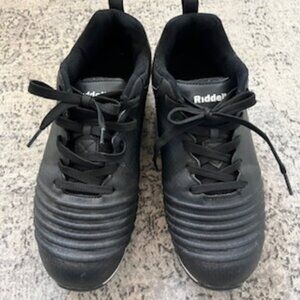 🧡3/15 Riddell Edge Low Cut Football Cleats Black Men's 8